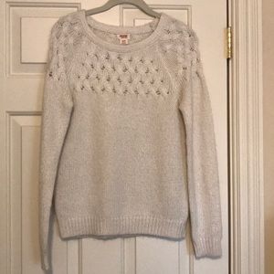 Cream knit sweater